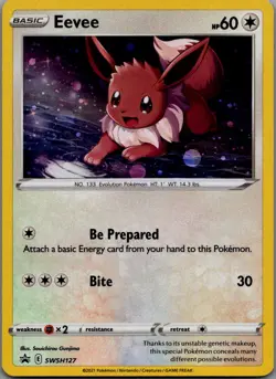 Eevee Promo SWSH: Sword & Shield Promo Cards SWSH127 NM - Image 1