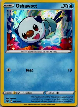 Oshawott Promo SWSH: Sword & Shield Promo Cards SWSH222 NM - Image 1