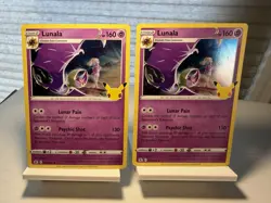 Pokemon TCG Lunala Celebrations 015/025 Holo Cards - Image 1