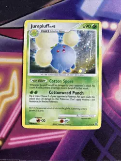 Jumpluff - 11/132 - Pokemon Secret Wonders Holo Card DMG - Image 1