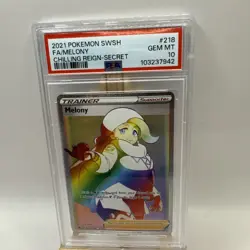 PSA10 - Pokemon - Melony 218/198 Chilling Reign Secret Rare card GEM Mint - Image 4