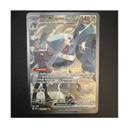 Pokemon Steven's Metagross EX Rare Foil 289/217 ASC 340 HP 200 Attack Card - Image 1