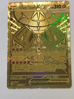 Mega Zygarde EX 124/088 Gold Hyper Rare - Near Mint - Pokemon Card - Sharp! - Image 2