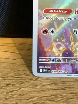 Pokemon TCG Rapidash Illustration Rare Card Destined Rivals Series 189/182 - Image 5