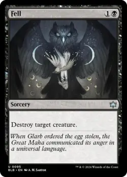 ~ Fell ~ NM Foil ~ Bloomburrow ~ MTG ~ - Image 1