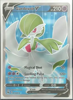 Pokemon Cards Gardevoir V 070/073 Ultra Rare Full Art Champions Path Near Mint - Image 1