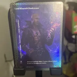 Lord Khareth Duskwane Legendary Wanderer Foil Card Call of the Stone M4-S-4 - Image 1