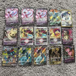 Pokemon Vstar Vmax V Cards Psychic Energy (15 Card Lot) Mew Dragapult - Image 1