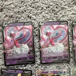 Pokemon Vstar Vmax V Cards Psychic Energy (15 Card Lot) Mew Dragapult - Image 2