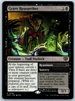 Grave Researcher Secrets of Strixhaven 85 Regular MTG Card NM - Image 1