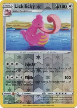 Lickilicky - 114/163 - Rare - Reverse Holo NM, English Pokemon Battle Styles - Image 1