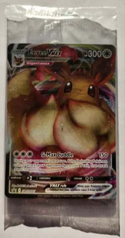 Pokemon TCG Eevee VMAX SWSH087 Black Star Promo | Shining Fates | Sealed - Image 1