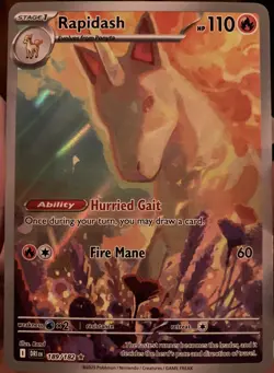 Pokemon SV Destined Rivals Rapidash #189/182 NM - Image 1