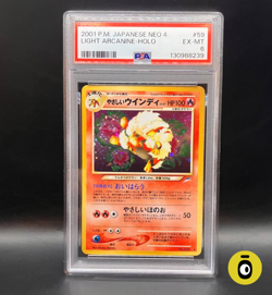 POKEMON - LIGHT ARCANINE HOLO RARE N4 - Neo Destiny - JAP - COND. EXC/NM - PSA 6 - Image 1