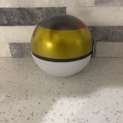 Level Ball Pokemon Collectible Tin: Yellow, Red, and Black Pokeball (Empty) - Image 4