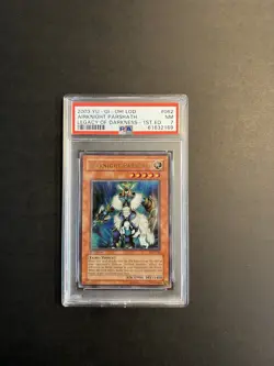Airknight Parshath PSA 7 (Pop 18!) LOD-062 Yugioh 1st Edition - Image 1
