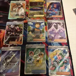 Pokemon TCG Trainer Full Art Ultra Rare Lot of 9 Near Mint Cards - Image 4