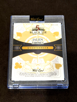 Jalen Hurts Gold #1/1 King of Hearts Very RARE Wild Card - (2026) Eagles (QB) - Image 4