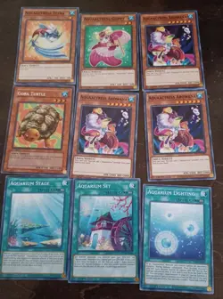 Yugioh aquaactress mixed lot plus gora turtle PGD-014 - Image 1