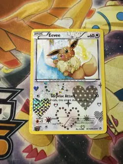 Eevee - RC14/RC25 - Pokemon Legendary Treasures Radiant Collection Card NM - Image 1