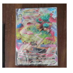 Pokemon Sword & Shield Snorlax VMAX Promo Card 142/202 Sealed Pack - Image 1