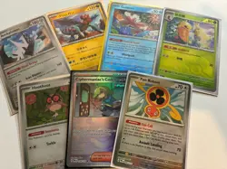 Pokemon TCG Cards (7) Assorted PokeBall Reverse Holo Cards ALL NM - Image 1