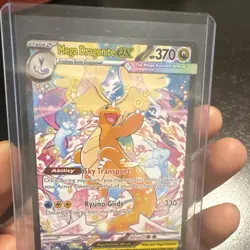 Pokemon Mega Dragonite ex 290/217 ASC Full Art Secret Rare Holo EX Card - Image 2