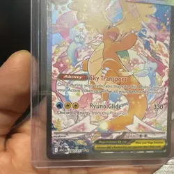 Pokemon Mega Dragonite ex 290/217 ASC Full Art Secret Rare Holo EX Card - Image 4