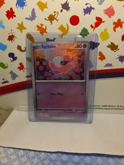 Spritzee 038/131 Prismatic Evolutions Masterball Pattern Holo Pokemon Card - Image 2