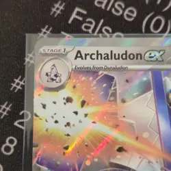 Archaludon ex 130/191 Prize Pack Series Cards Holo Pack Fresh - Image 2