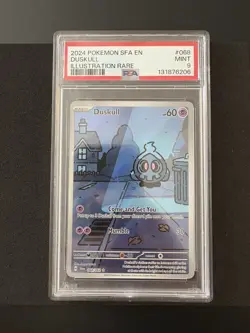 Pokemon TCG Duskull Illustration Rare Card Shrouded Fable 068/064 PSA 9 - Image 1