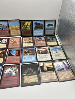 MTG Vintage Lot Arabian Nights & Antiquities Kird Ape Urza Tower LP 25 Cards - Image 3