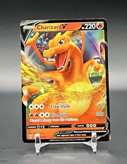 Pokemon Charizard 11/108 Evolutions Holo Rare 150 HP Fire Spin 200 Attack Card - Image 1
