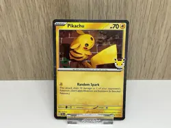 Pikachu 051/162 - 2026 Pokemon Day - 30th Anniversary Stamped Promo Card - NM - Image 1