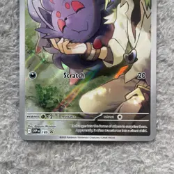 N's Zorua 189 Sv: Scarlet & Violet Promo Cards Holo - Image 3