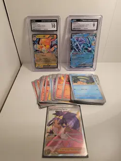 Pokemon Graded Card Lot With Bulk (GEM MINT 10 CGC) - Image 1