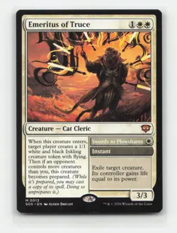 Emeritus of Truce 13 SOS Secrets of Strixhaven Magic MTG NM - Image 1