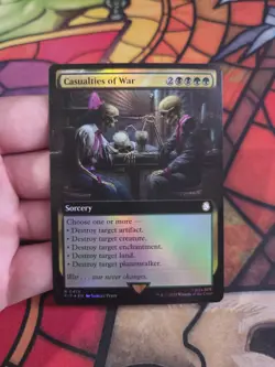 Casualties of War (Extended Art) Universes Beyond: Fallout Foil MTG NM - Image 1