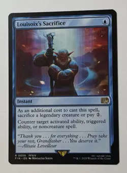 x1 Louisoix's Sacrifice FIN Final Fantasy MTG 59 M/NM 1x - Image 1