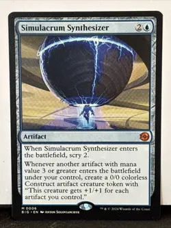 2024 Magic The Big Score - #6 Simulacrum Synthesizer Regular - NM - Image 1