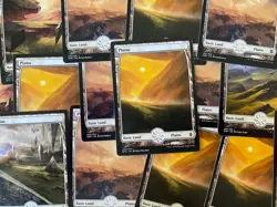 15 x Plains - Full Art Zendikar Rising/Battle For Zendikar Regular Lands - Image 1