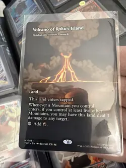 Volcano of Roku's Island - Valakut, the Molten Pinnacle (Borderless) Avatar Z115 - Image 1