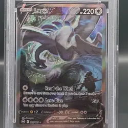 Pokemon Lugia V #186 Silver Tempest Full Art PSA 10 English 2022 SWSH - Image 3