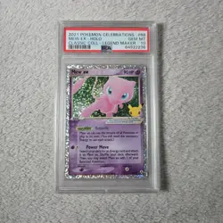 Mew EX PSA 10 2021 Pokemon Celebrations Legend Maker #88 Gem Mint - Image 1