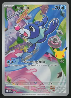 Popplio 045 Holo Promo ME: Mega Evolution Promo Pokemon English NM - Image 1