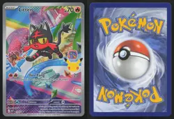 Litten 044 Holo Promo ME: Mega Evolution Promo Pokemon English NM - Image 3