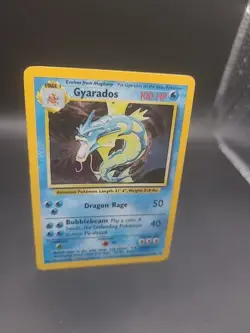 Gyarados 6/102 Holo Base set - HP - 1999 Pokemon card - Image 2