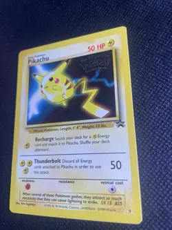 Pokemon Pikachu Kids WB Presents The First Movie Promo Card #4 1999 - Image 2