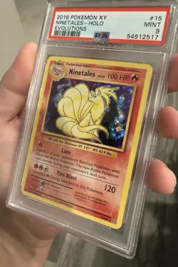 Pokemon - NINETALES - 15/108 - HOLO - RARE - XY EVOLUTIONS 2016 - PSA 9 !! MINT - Image 1