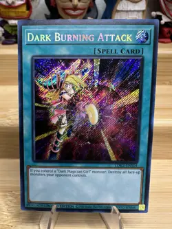 Yugioh Dark Burning Magic Holo LDK2-ENS05 Legendary Decks II-Limited Edition - Image 1